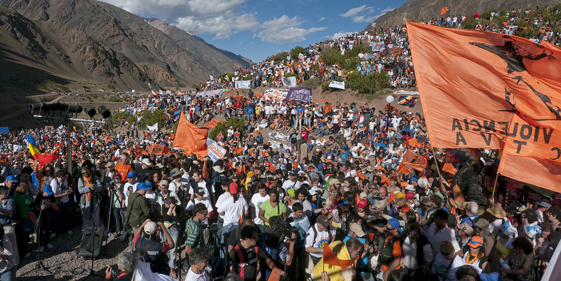 World March Closing Event at the Park of Study and Reflection, Punta de Vacas, Argentina