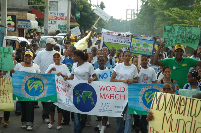 World March event in the Dominican Republic
