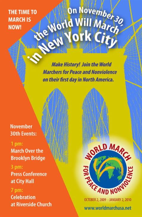 World March NYC flyer